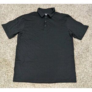 Minus33 Polo Shirt Mens XL Black Lightweight Kearsarge 100% Merino Wool Minus 33